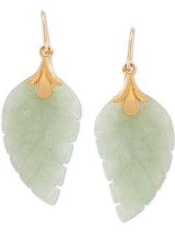 Macy's Leaf Earrings in 10k Gold