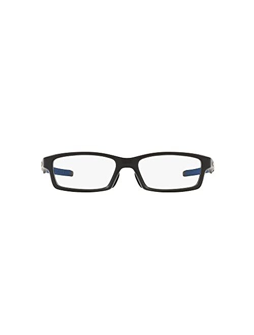 Oakley Men's Ox8118 Crosslink Asian Fit Rectangular Prescription Eyewear Frames