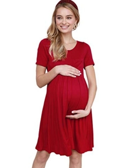 My Bump Maternity Comportable Knit Dress with Pocket