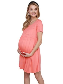 My Bump Maternity Comportable Knit Dress with Pocket