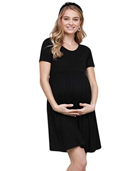 My Bump Maternity Comportable Knit Dress with Pocket