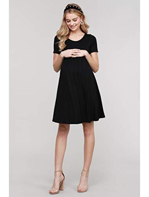 My Bump Maternity Comportable Knit Dress with Pocket