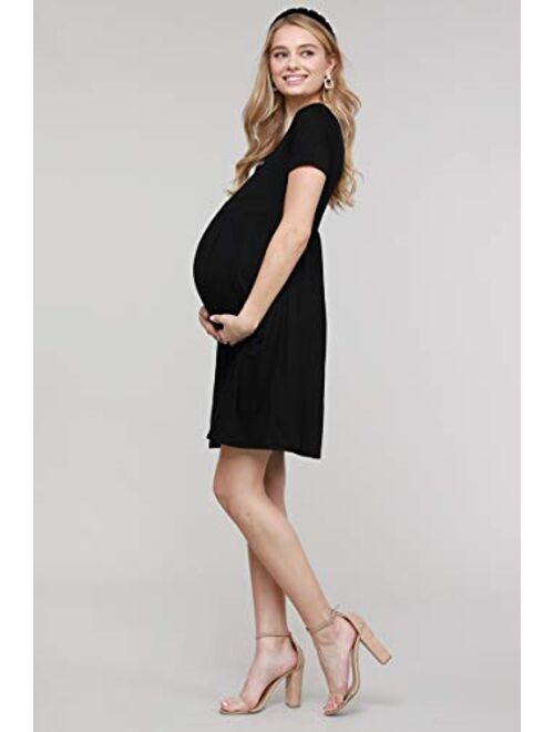 My Bump Maternity Comportable Knit Dress with Pocket