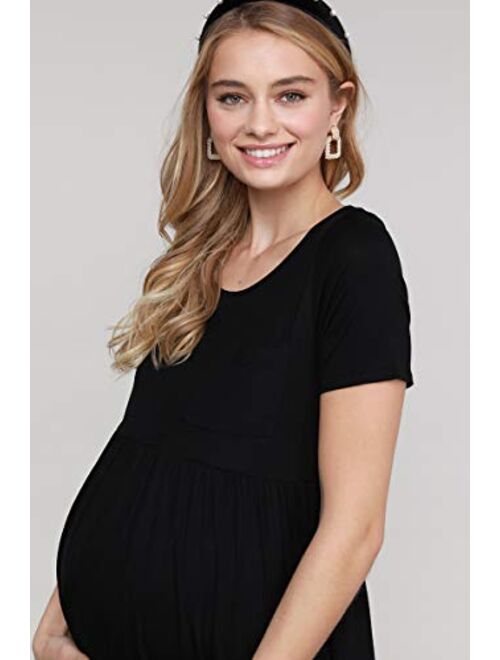 My Bump Maternity Comportable Knit Dress with Pocket