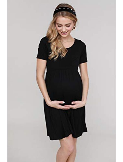 My Bump Maternity Comportable Knit Dress with Pocket