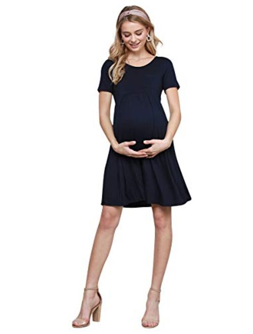 My Bump Maternity Comportable Knit Dress with Pocket