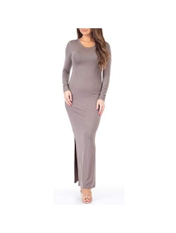 Women's Ruched Bodycon Dress in Regular and Plus Sizes