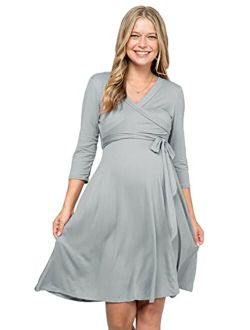 My Bump Women's Floral Maternity Dress(Made in USA)