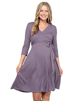 My Bump Women's Floral Maternity Dress(Made in USA)