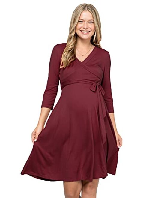 My Bump Women's Floral Maternity Dress(Made in USA)