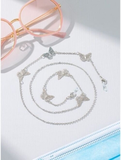 Butterfly Decor Glasses Chain