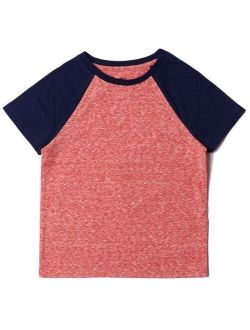 Toddler Boys Short Sleeve Colorblock Jersey Tee