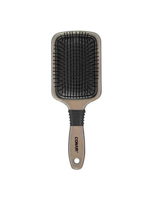 Conair Shines and Smoothes Ceramic Wood Paddle Hair Brush