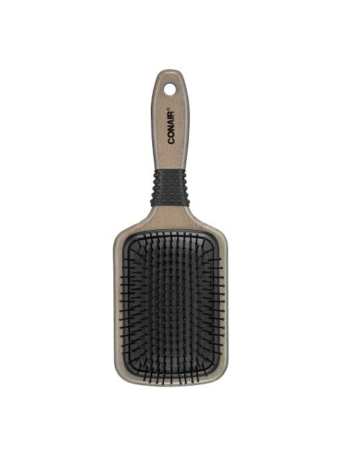 Conair Shines and Smoothes Ceramic Wood Paddle Hair Brush