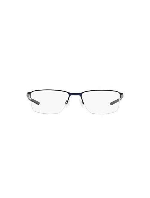 Oakley Men's Ox3218 Socket 5.5 Metal Rectangular Prescription Eyeglass Frames