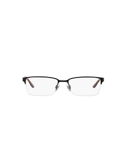 Ralph Lauren Men's Rl5089 Rectangular Prescription Eyewear Frames