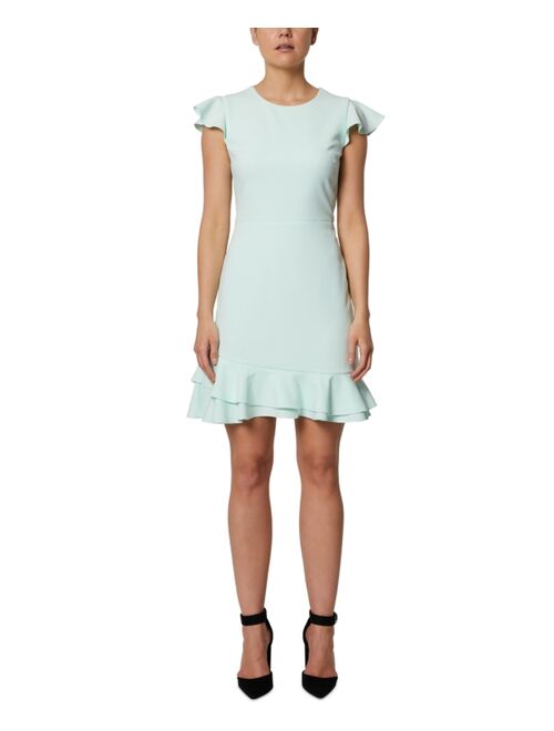 SAGE COLLECTIVE Ruffle Hem Mini Dress