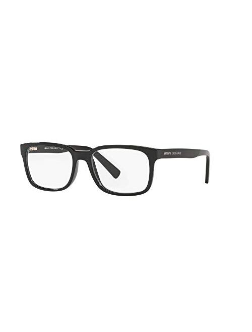 AX Armani Exchange Men's Ax3029 Square Prescription Eyewear Frames