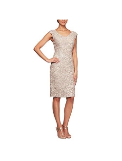 Women's Midi Length Embroidered Dress