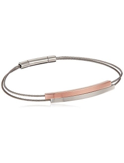 Women's Stainless Steel Cable Bracelet