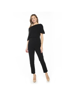 Women's ALEXIA ADMOR Athena Draped Off-Shoulder Jumpsuit