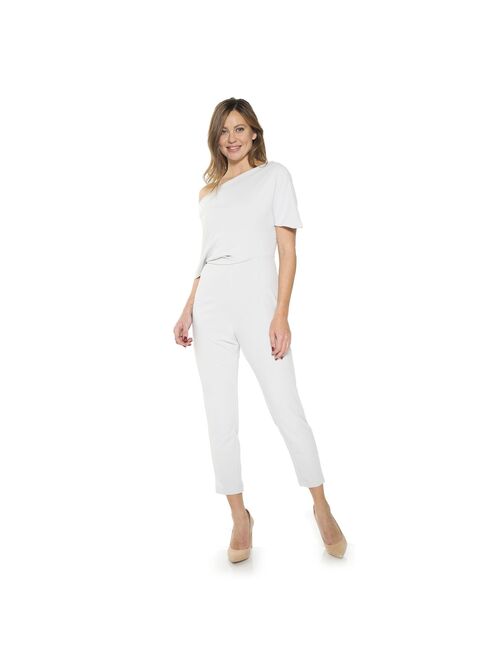 Women's ALEXIA ADMOR Athena Draped Off-Shoulder Jumpsuit