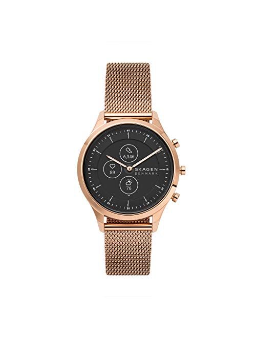 Skagen Women's Hybrid HR Jorn Smartwatch with Smartphone Notifications, Music Control, and Activity Tracker