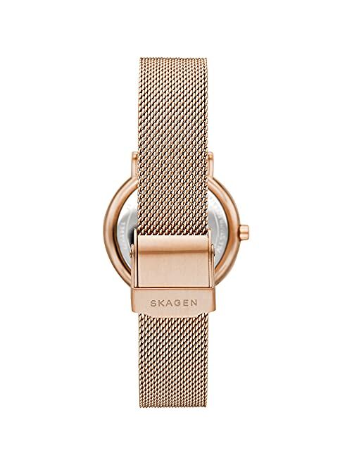 Skagen Women's Karolina Quartz Watch with Stainless Steel Strap, Gold, 14 (Model: SKW2722)