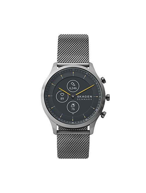 Skagen Men's Hybrid HR Jorn Smartwatch with Smartphone Notifications, Music Control, and Activity Tracker