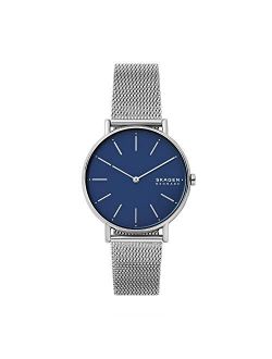Signatur Two-Hand Silver-Tone Steel-Mesh Watch