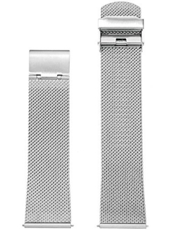 Men's 22mm Stainless Steel Mesh Watch Band