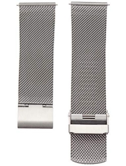 Men's 22mm Stainless Steel Mesh Watch Band