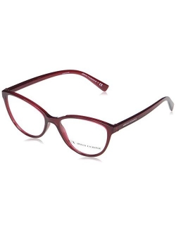 AX Armani Exchange Women's Ax3053 Rectangular Prescription Eyeglass Frames