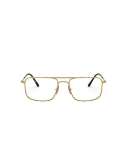 Rx6434 Metal Rectangular Prescription Eyeglass Frames