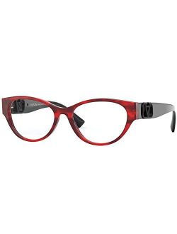 V LOGO VA 3042 Red Havana 51/16/140 women Eyewear Frame