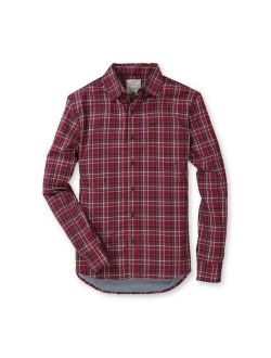 Mens' Cotton Convertible Double Weave Button Down Shirt