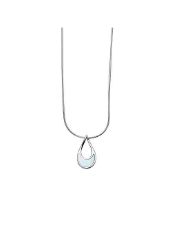 Elin Two-Tone Stainless Steel Pendant Necklace