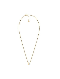 Elin Two-Tone Stainless Steel Pendant Necklace