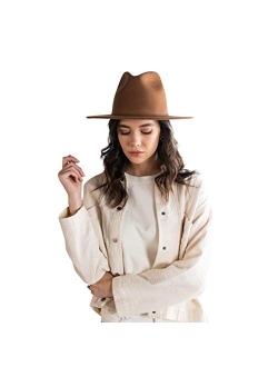 Gigi Pip Wes Flat Brim Fedora for Women