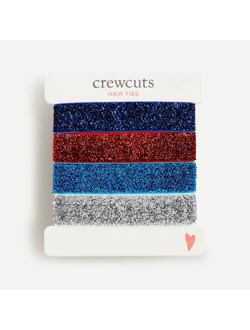 J.Crew Girls' elastic hair tie four-pack