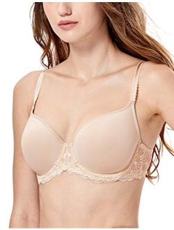 Women's Full Figure Support Slightly Padded Underwire Contour T-Shirt Bra Plus Size