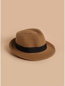 Boys Minimalist Straw Hat