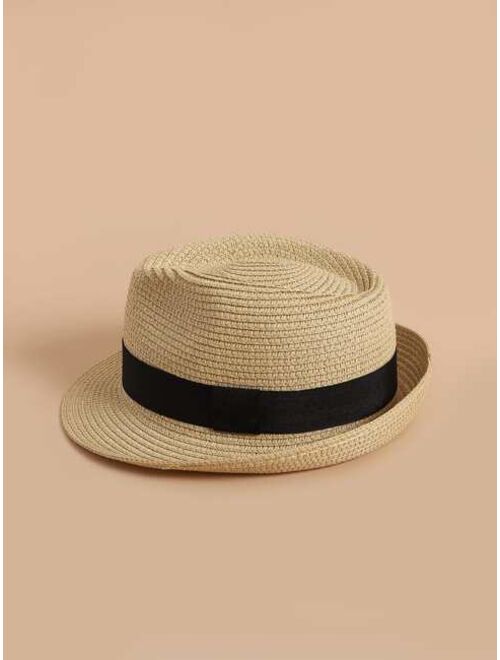 Shein Boys Minimalist Straw Hat