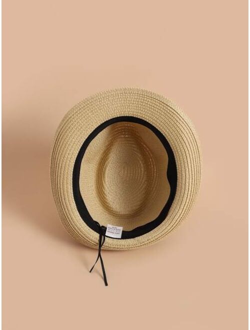 Shein Boys Minimalist Straw Hat