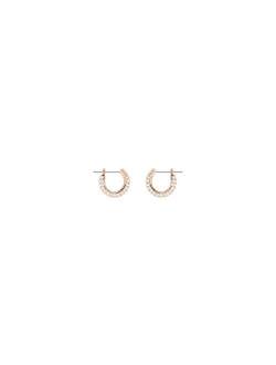 Women's Stone Crystal Pierced Hoop Earring Collection