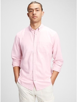 Oxford Long Sleeve Button Down Standard Fit Shirt