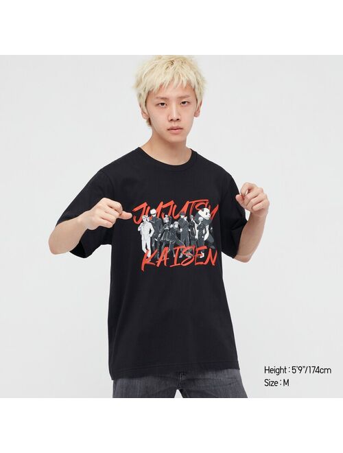 Uniqlo ANIME JUJUTSU KAISEN UT (SHORT-SLEEVE GRAPHIC T-SHIRT)