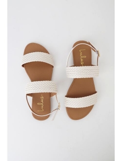 Blaise Camel Flat Sandals