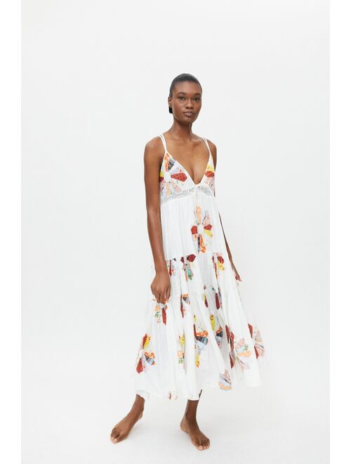 Urban Outfitters UO Homespun Patchwork Maxi Dress