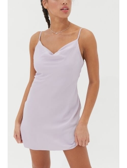 UO Mallory Cowl Neck Slip Dress